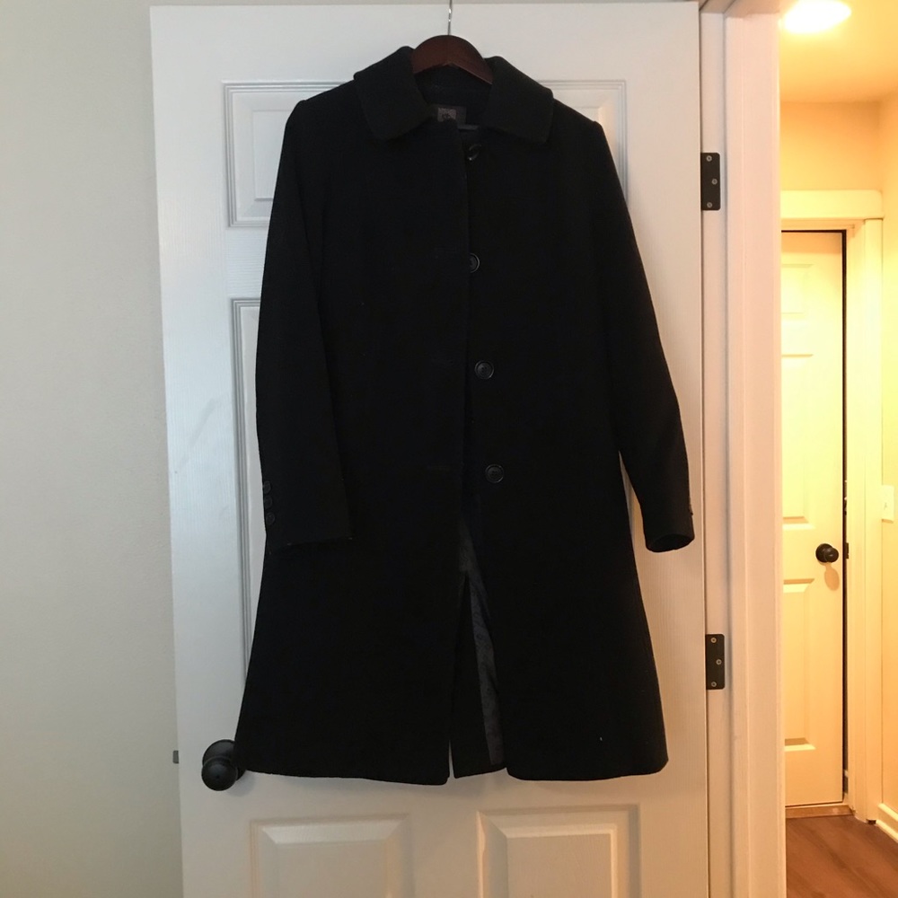 Black Anne Klein Peacoat